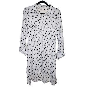 Grifflin Paris| Flamingo Print Button Down